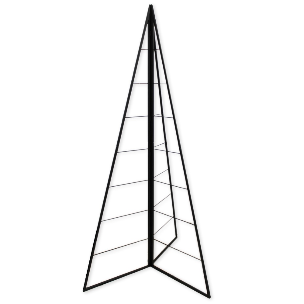 Stromek stojan 3D kov 187cm černá